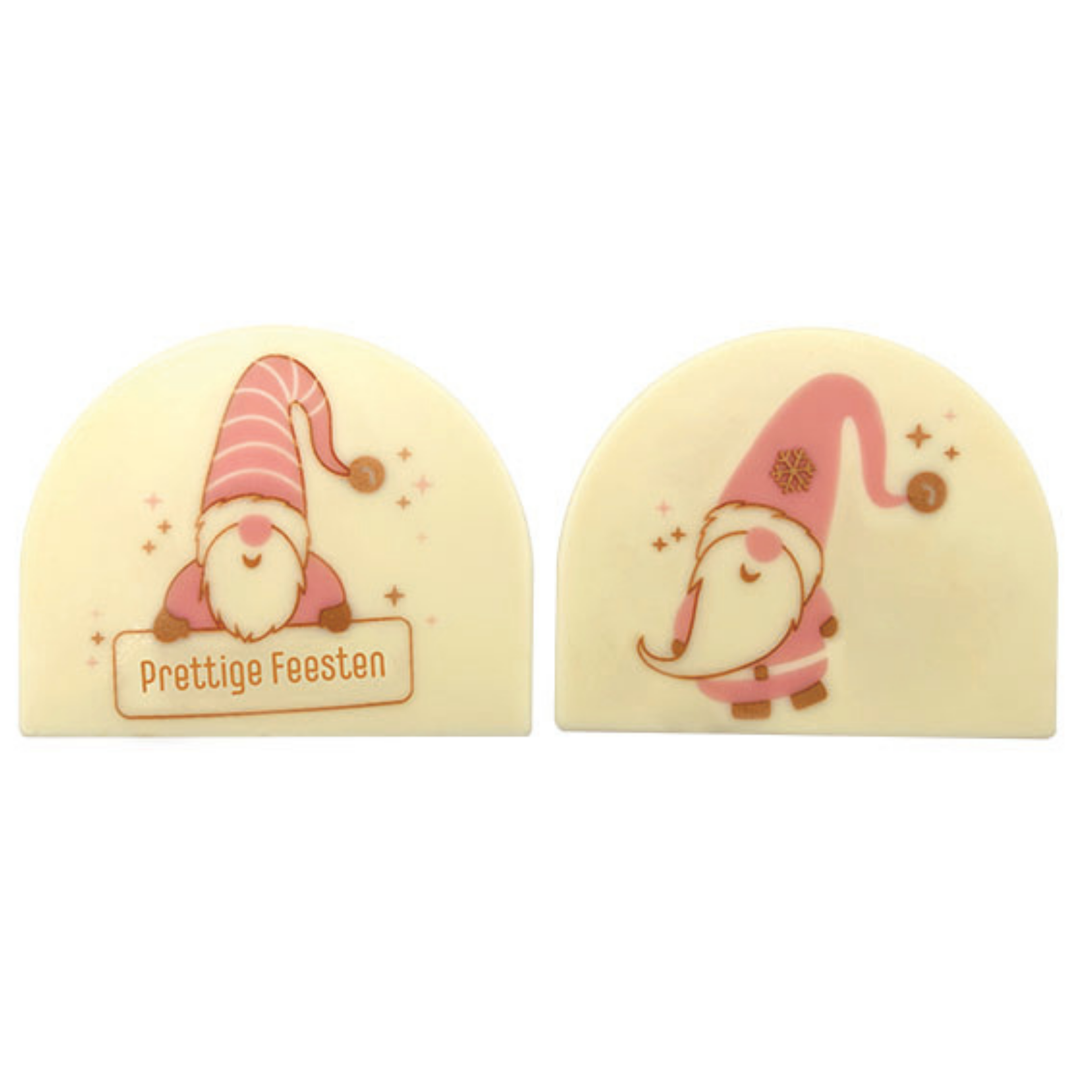 Taarteind prettige feesten wit - Rovacos