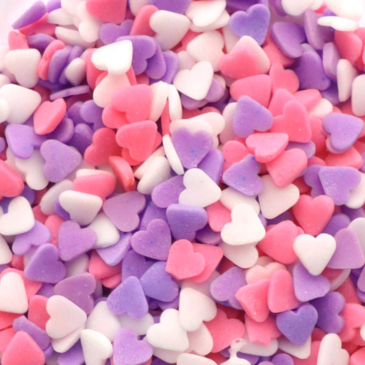 Strooisel hartjes multikleuren 1000g