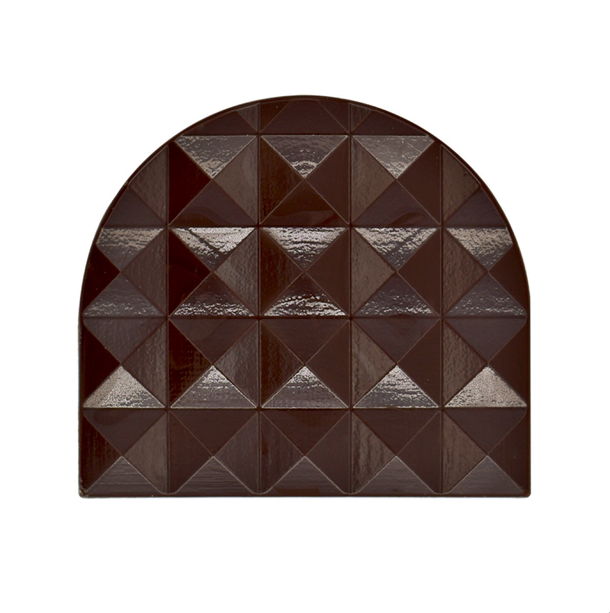 TAARTEIND PYRAMMID RELIEF DONKERE CHO/B48  - Rovacos