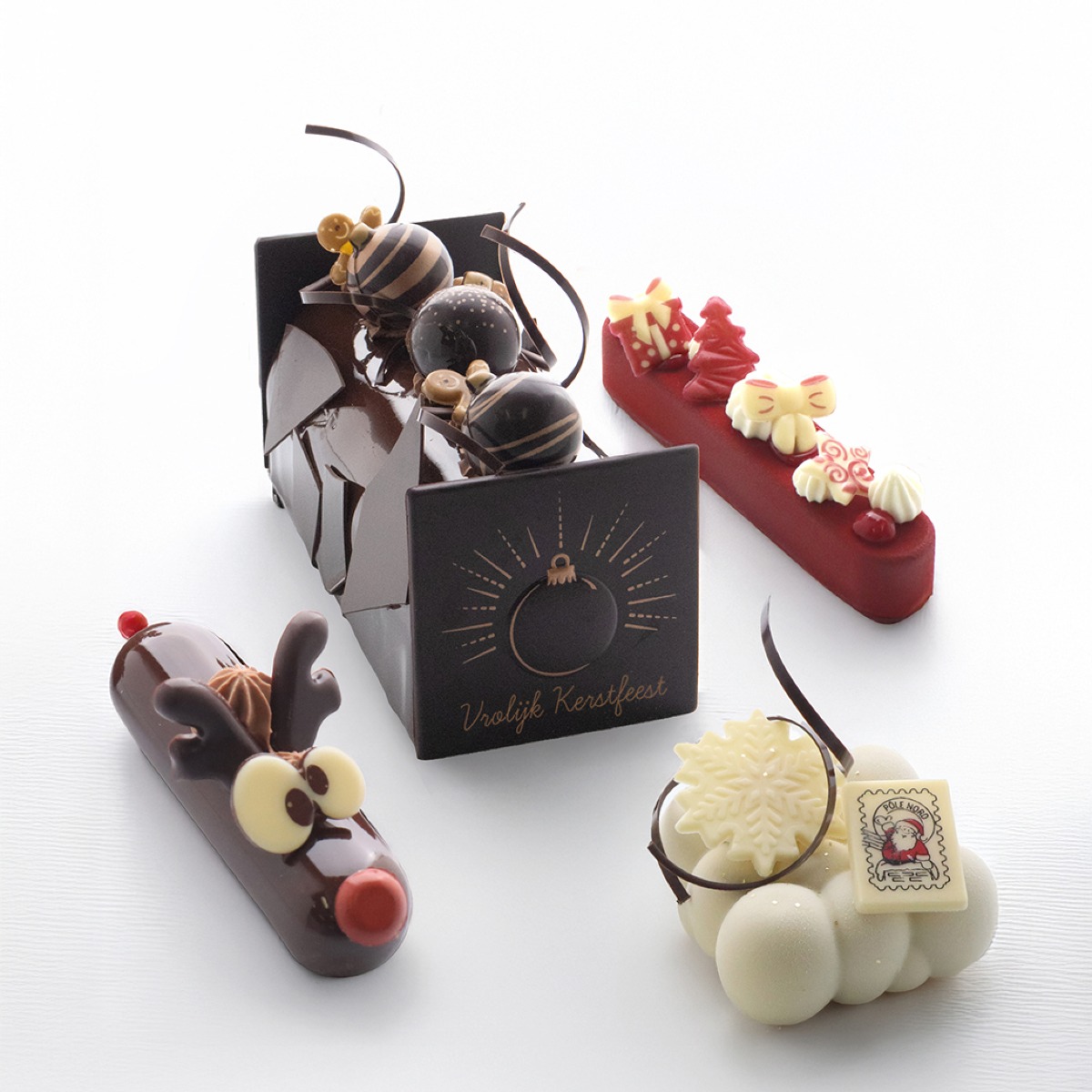 ronde chocolade dessert