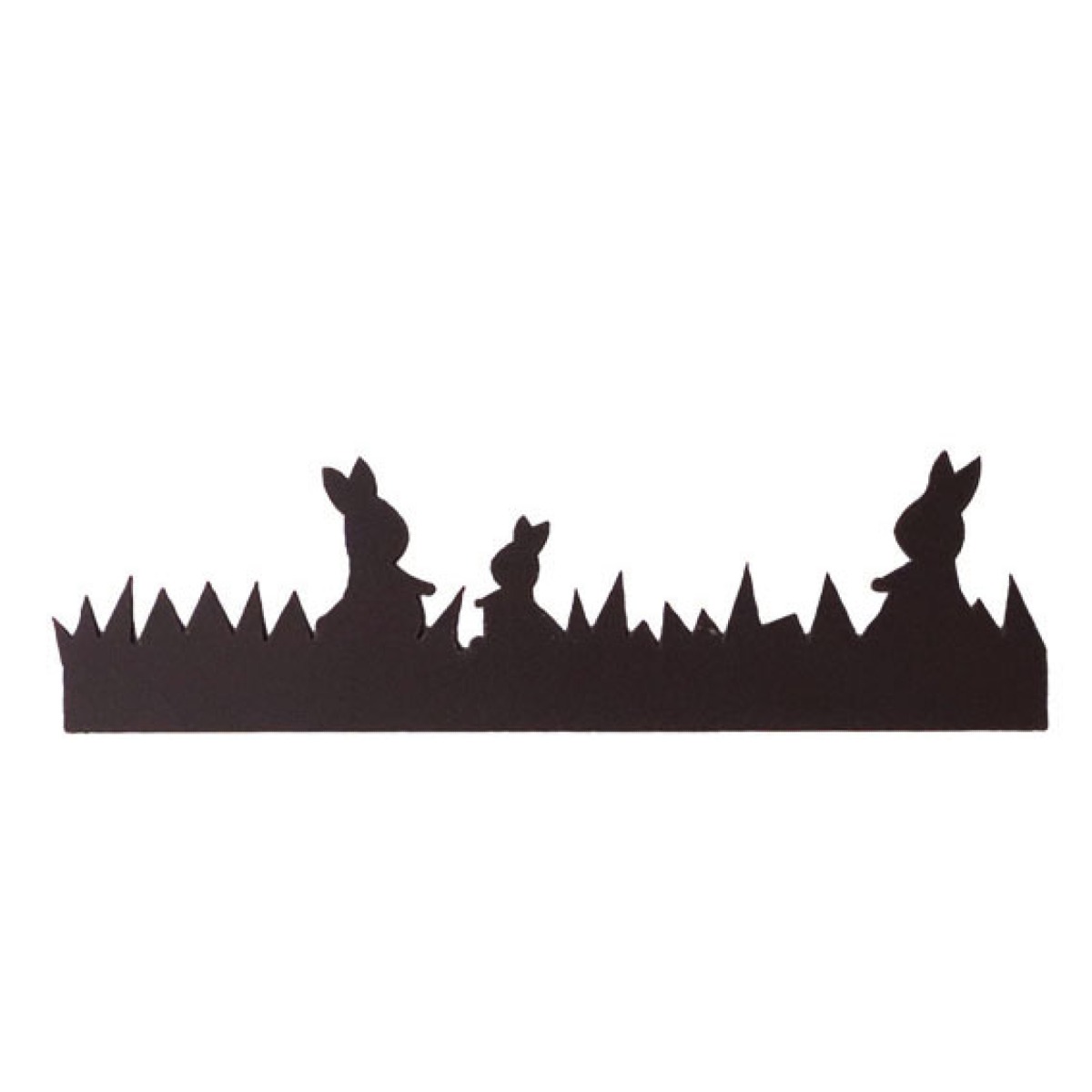 Rovacos Pasen Decoratie konijnen in gras donker