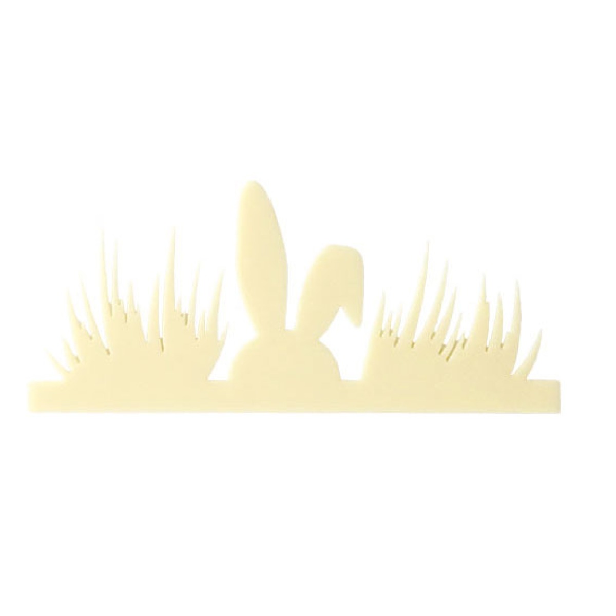 Rovacos Pasen Decoratie konijn in gras wit