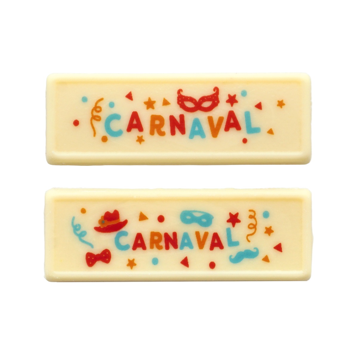 Rechthoek Carnaval kleurrijk - Rovacos