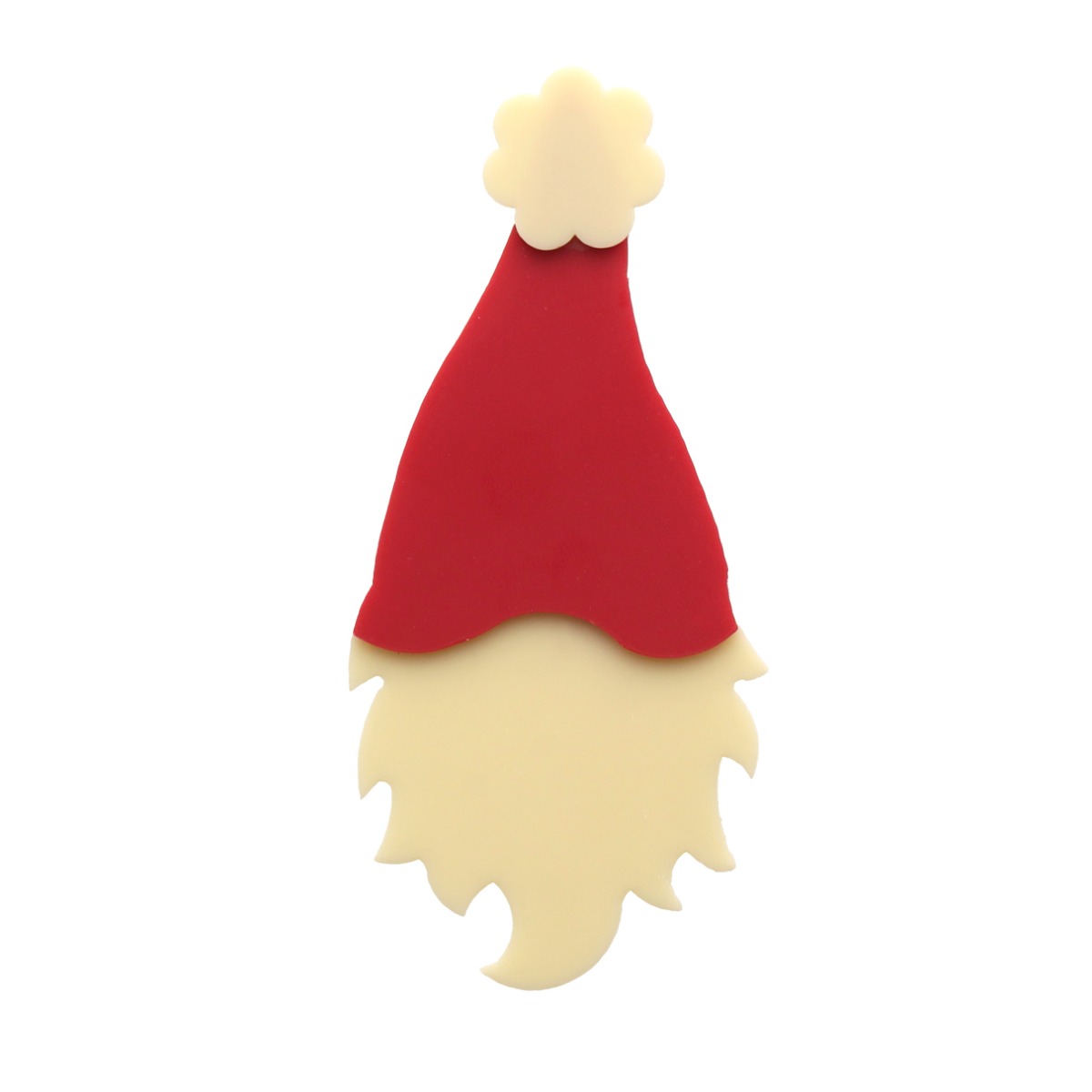Kerstman hoofd watercut