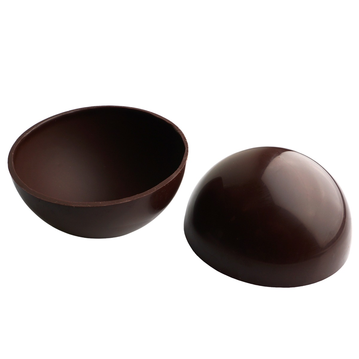 Halve bol 8 cm donker