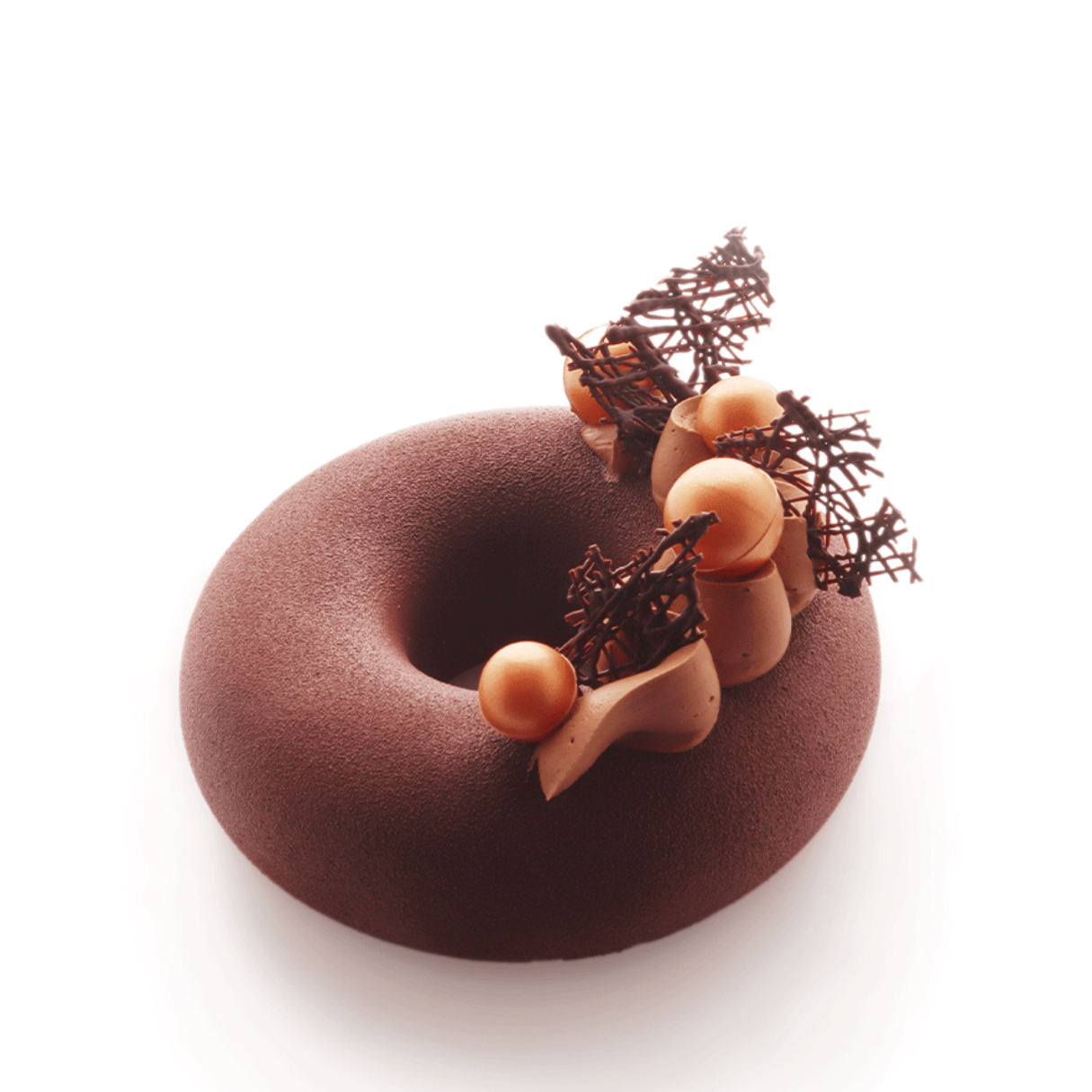 breekchocolade gespritst fondant